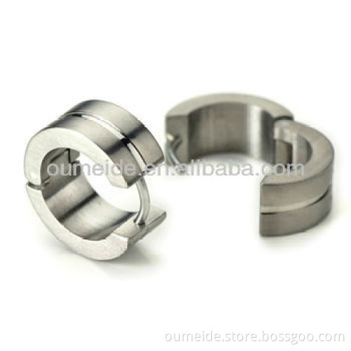 Top Silver&metal JewelryFactory-New and Hot model fashion Titanium Earrings